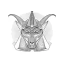 Anubis tattoo design idea