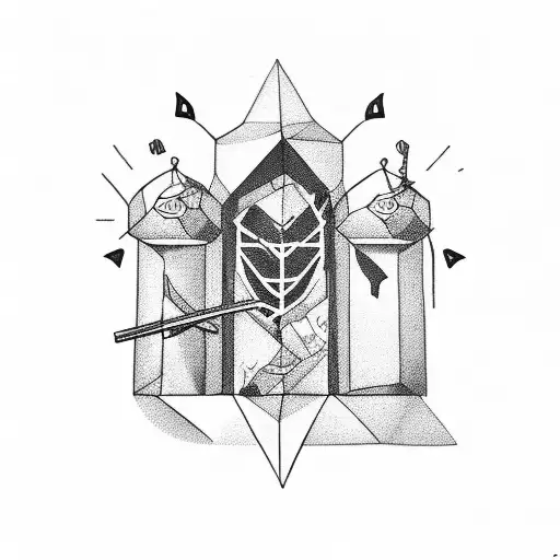 prison of shame tattoo design idea