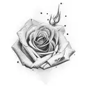  full arm sleeve tattoo including a bull and a rose on the elbow  tattoo design idea