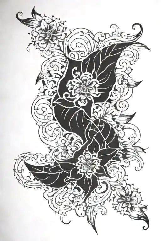 learning to live tattoo design idea