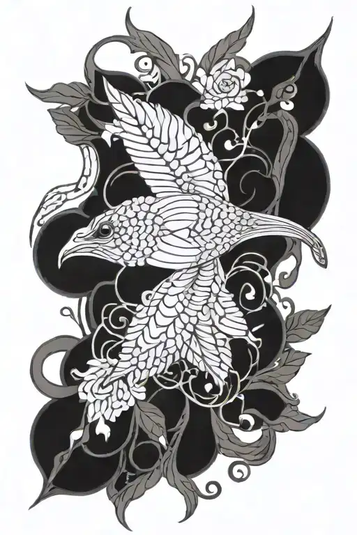 learning to live tattoo design idea