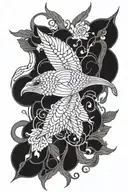 learning to live tattoo design idea