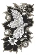 learning to live tattoo design idea