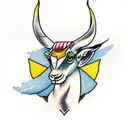 springbok  tattoo design idea