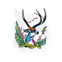 springbok  tattoo design idea