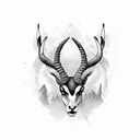 springbok  tattoo design idea