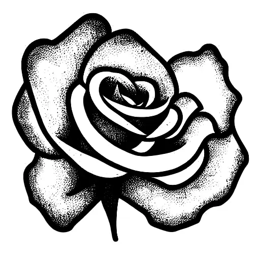 roses snake tattoo design idea