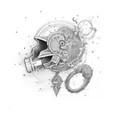 contract as a jet tattoo design idea