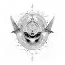 contract as a jet tattoo design idea