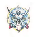 baphomet tattoo design idea