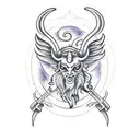 baphomet tattoo design idea