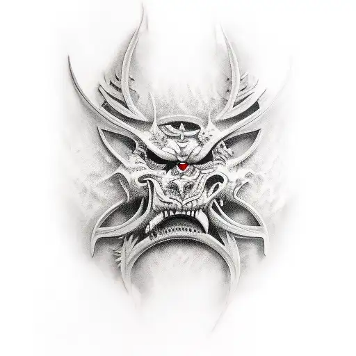 bushido tattoo design idea