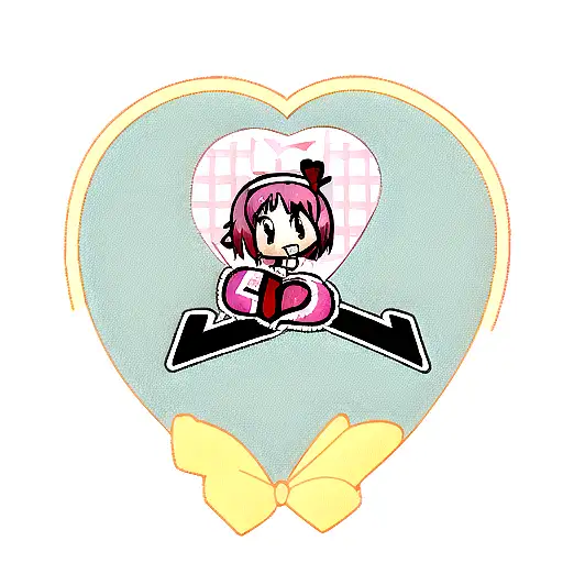 Heart with the letter j tattoo design idea