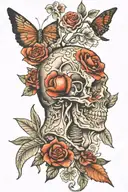 human anatomy tattoo design idea