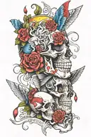 human anatomy tattoo design idea