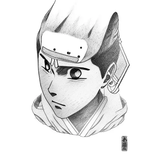 Shikamaru Nara  from naruto tattoo design idea