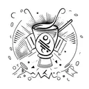 Espresso tattoo design idea