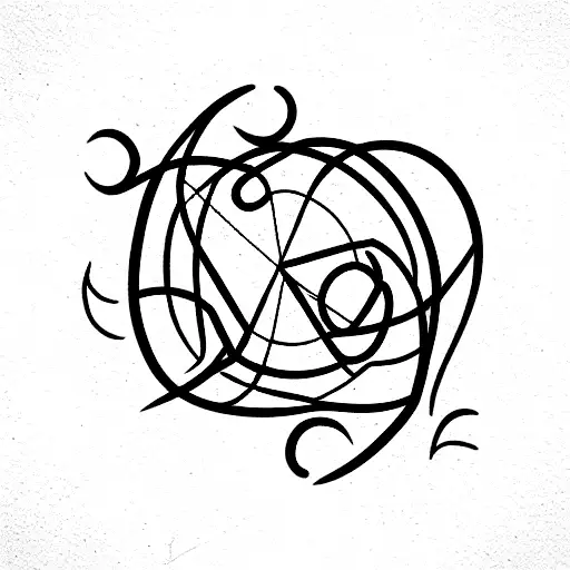 puzzle  tattoo design idea