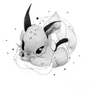 evee tattoo design idea