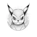 evee tattoo design idea