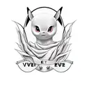 evee tattoo design idea