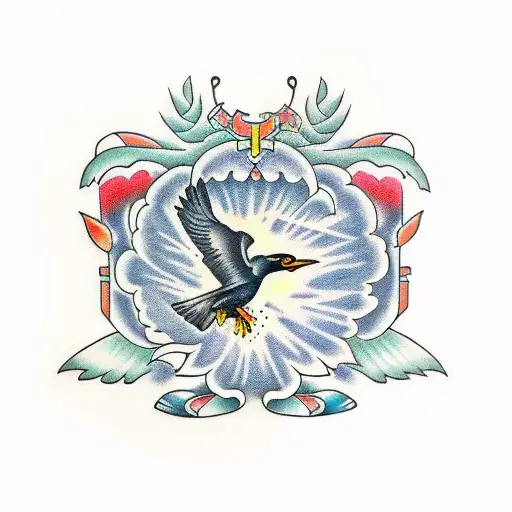 blackbird tattoo design idea