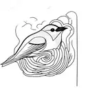 blackbird tattoo design idea