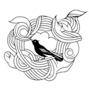 blackbird tattoo design idea