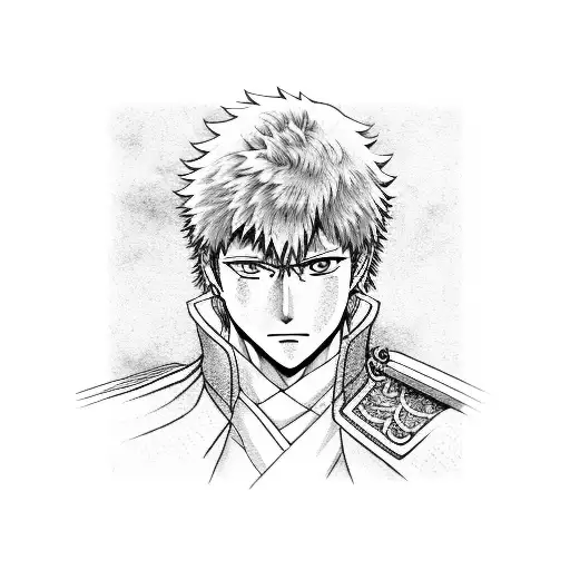 gintoki from gintama tattoo design idea