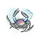 crab tattoo design idea