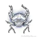 crab tattoo design idea