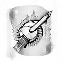 jet engine and wrench tattoo design idea