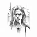 vampire diaries tattoo design idea