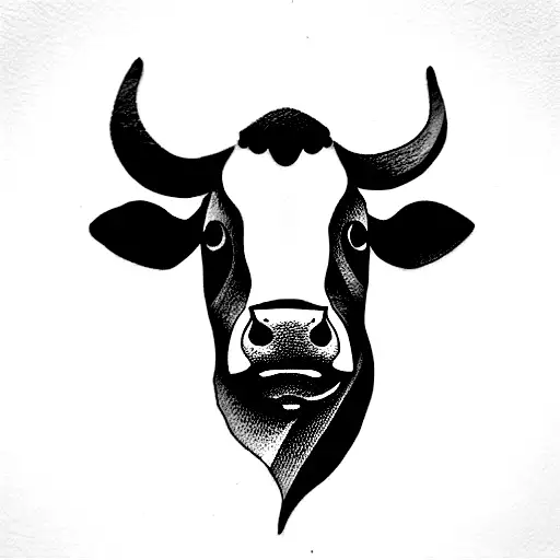 50 Great Cow Tattoo Designs for Men [2024 Inspiration Guide] | Cow tattoo,  Animal tattoos for men, Tattoo designs men