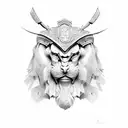 ancient greece tattoo design idea