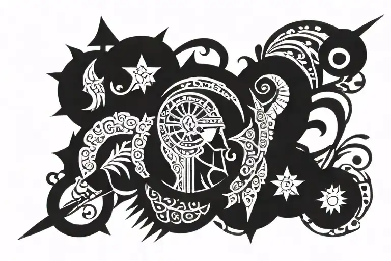 one day you'll leave this world behind so live a life you will remember  tattoo design idea