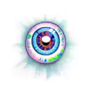 eyeball in a candy wrapper tattoo design idea