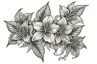 azalea ivy tattoo design idea