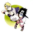 sasuke and naruto  tattoo design idea