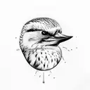 kookaburra tattoo design idea