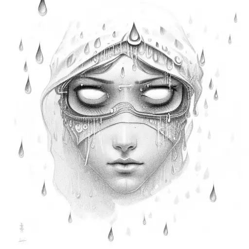 Maybe if the rain stopped And there wouldn't be tears falling from the sky Stars would rise, you would come God, I'm sad tattoo design idea