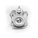 camera schematic tattoo design idea