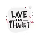 Stamped Text "Love it Leave it or Change it" tattoo design idea