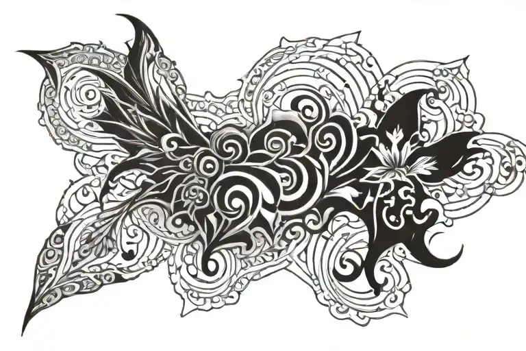 number 13 1/2 tattoo design idea