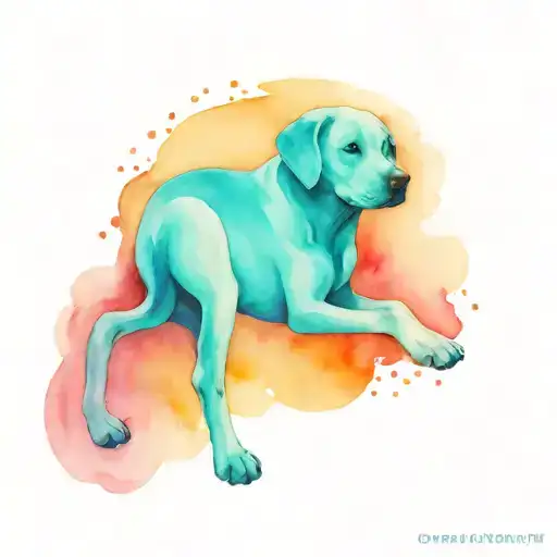 Labrador tattoo design idea