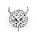 Karma tattoo design idea