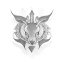 Karma tattoo design idea