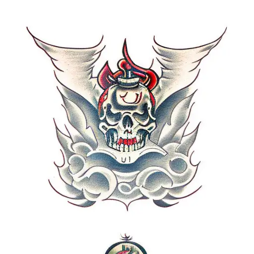 lucifer tattoo design idea