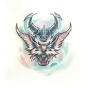 lucifer tattoo design idea