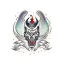 lucifer tattoo design idea